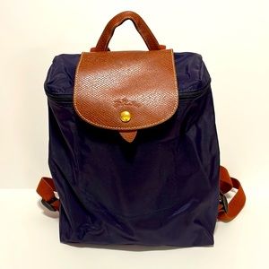 Longchamp Foldable Backpack Purse